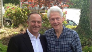 Key had lunch with the Clintons during his recent trip to the US