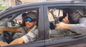 Shahad hand signal by ISIS fighter.