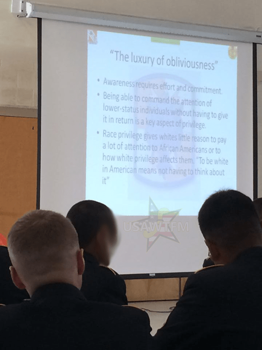 Army white privilege