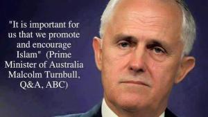 Turnbull promotes Islam