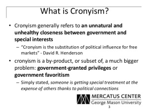 What is cronyism